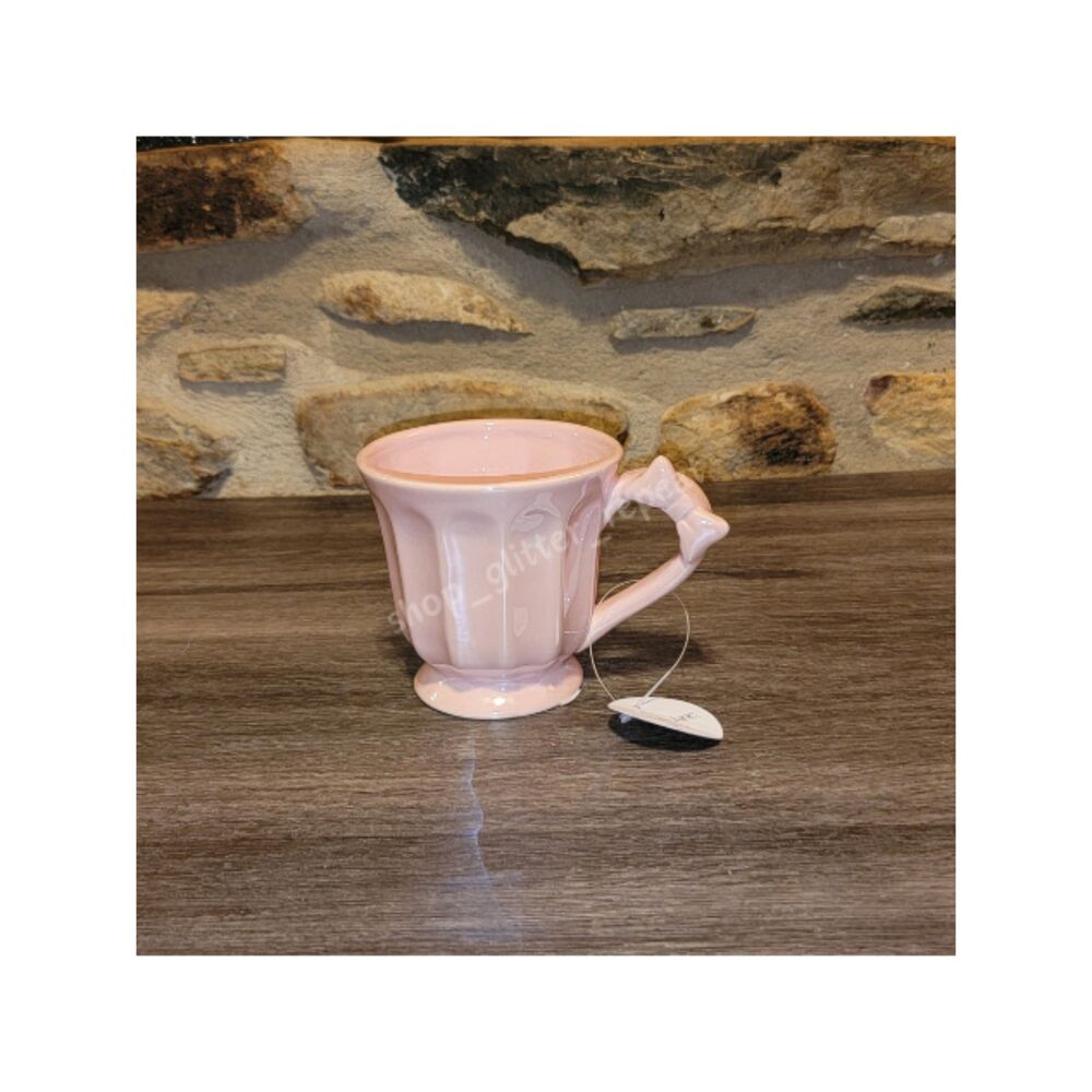 Delilah Jane Light pink bow mug